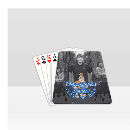 Deck of cards with custom print