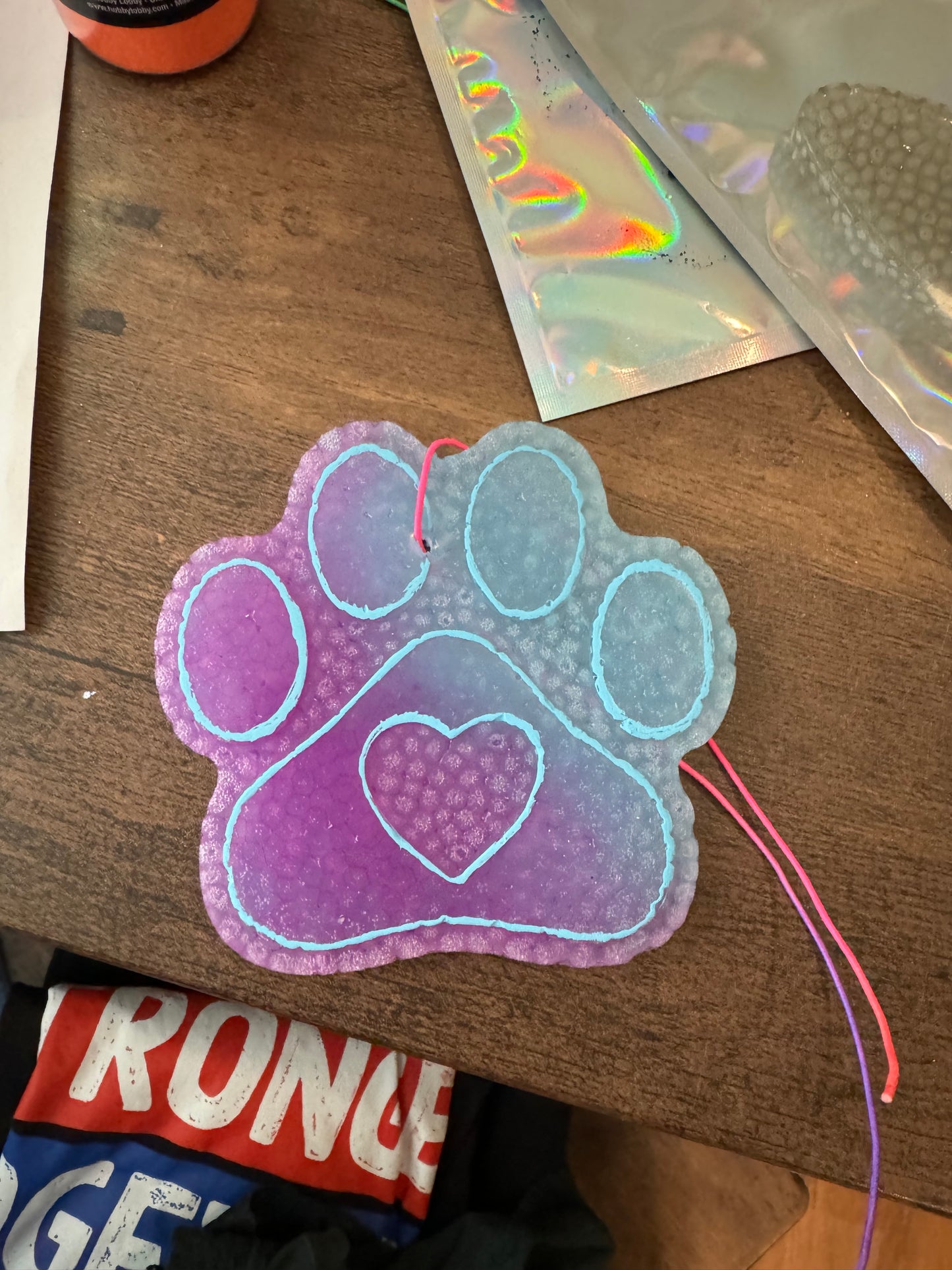 Paw Print Freshie (Custom Scent)