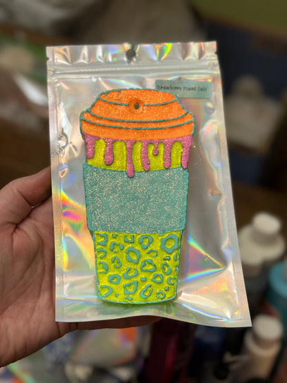 Neon Sparkle To-Go Cup (custom scent)