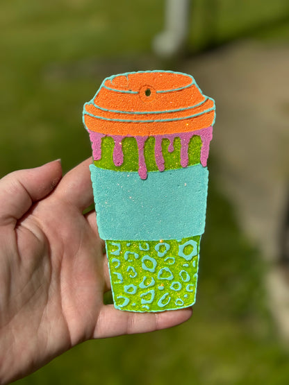 Neon Sparkle To-Go Cup (custom scent)