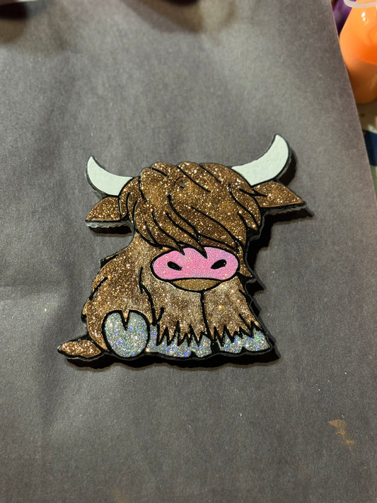 Highland Cow Freshie (Custom Scent)