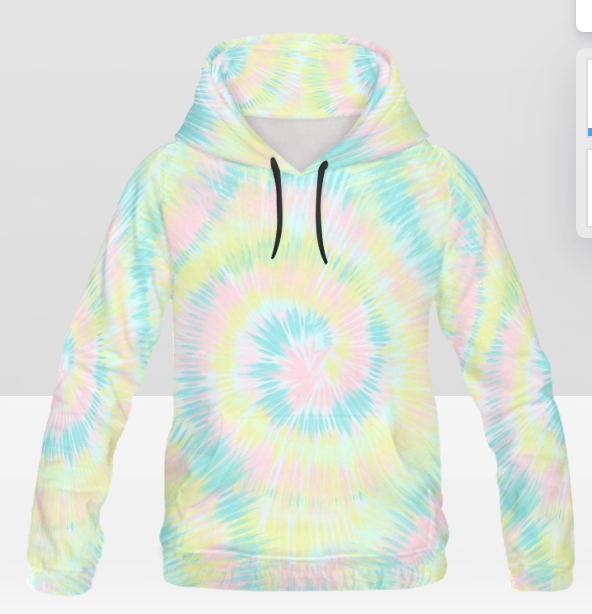 Pastel Tie-Dye Hoodie | Youth