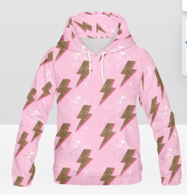 Cheetah Lightning Hoodie | Youth