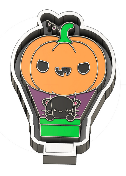 Pumpkin Air Balloon Mold (JTGD ORIGINAL)