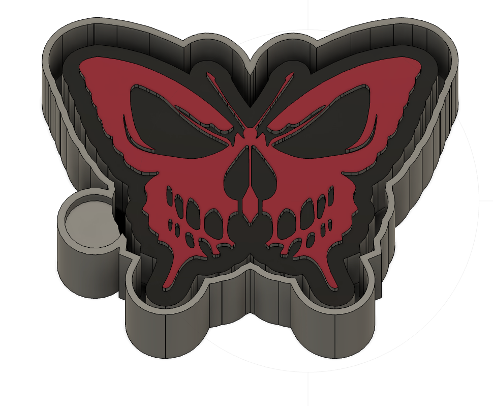 Skull Butterfly Mold (JTGD ORIGINAL)