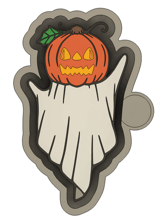 Pumpkin Head Ghostie Mold (JTGD ORIGINAL)