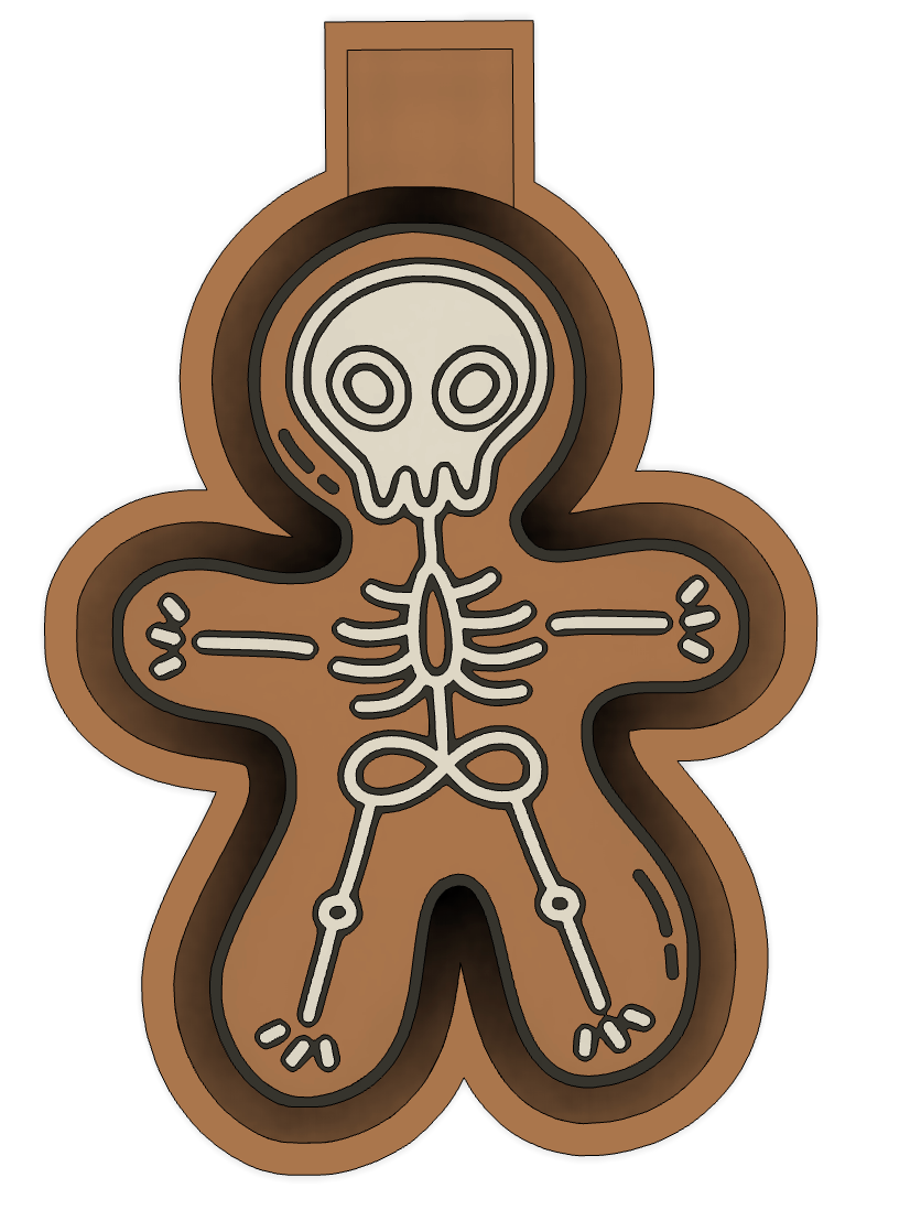 Gingerbread Skeleton Mold (JTGD EXCLUSIVE ORIGINAL)