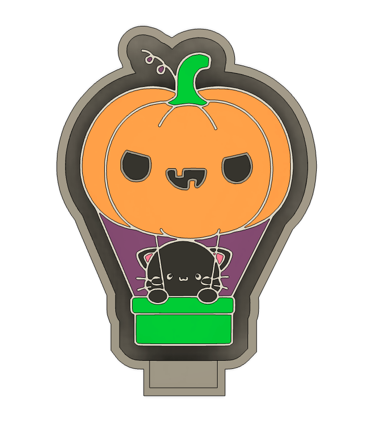 Pumpkin Air Balloon Mold (JTGD ORIGINAL)