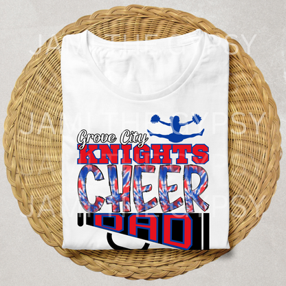 Knights Cheer Dad Tee