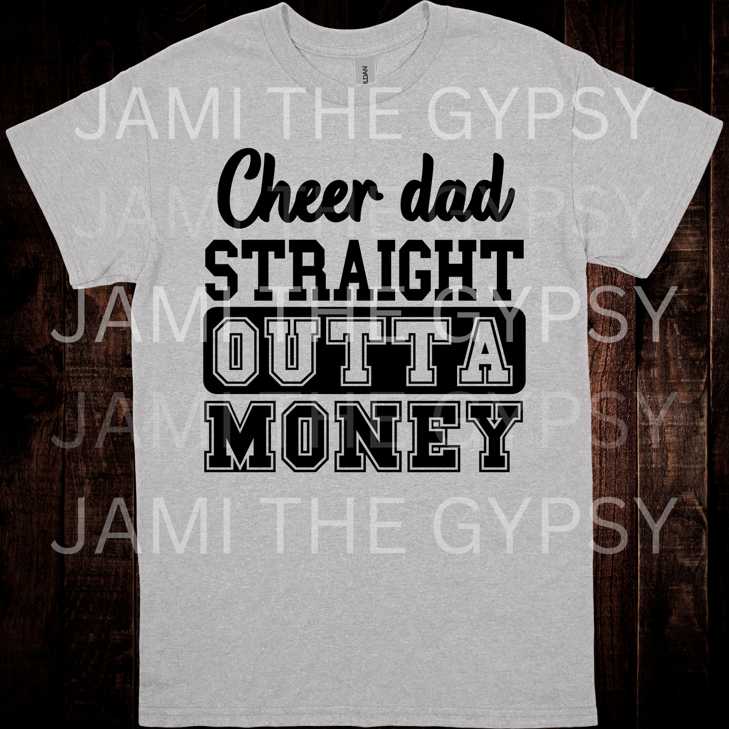 Broke Cheer Dad Tee