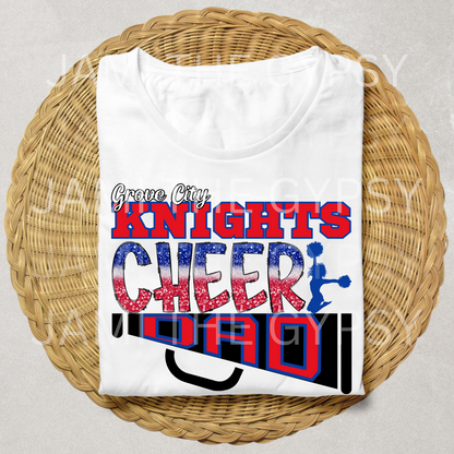 Knights Cheer Dad Tee