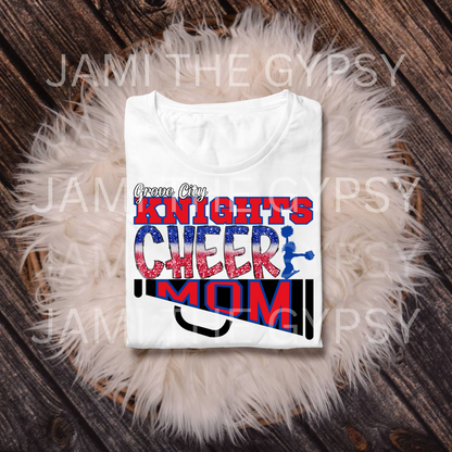 Knights Cheer Mom Tee