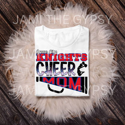 Knights Cheer Mom Tee