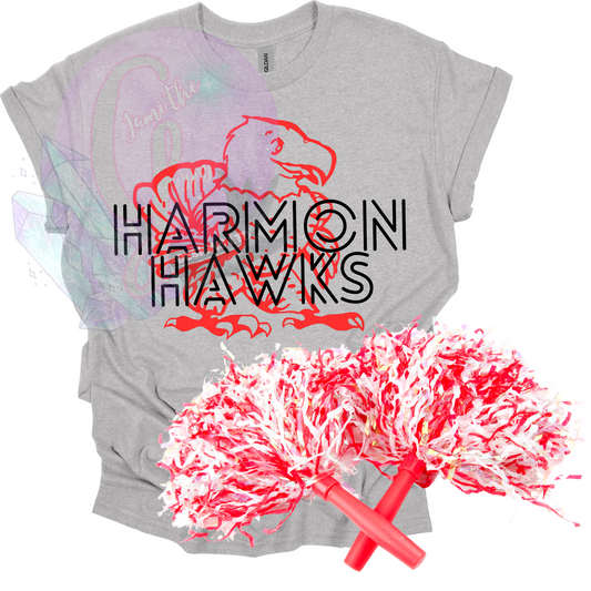 Harmon Hawk Mascot Tee (Adult)